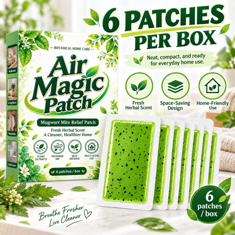 Long-Lasting Mugwort Mite Relief Patch-1 Pack (6 Patches)
