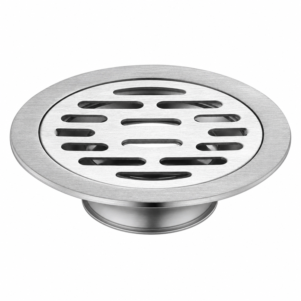 🏆 Last Day Special Price £6.99! 🔥Buy more save more🎁Brushed Stainless Steel Round Floor Drain with Deodorizing Core for Bathroom and Washing Machine