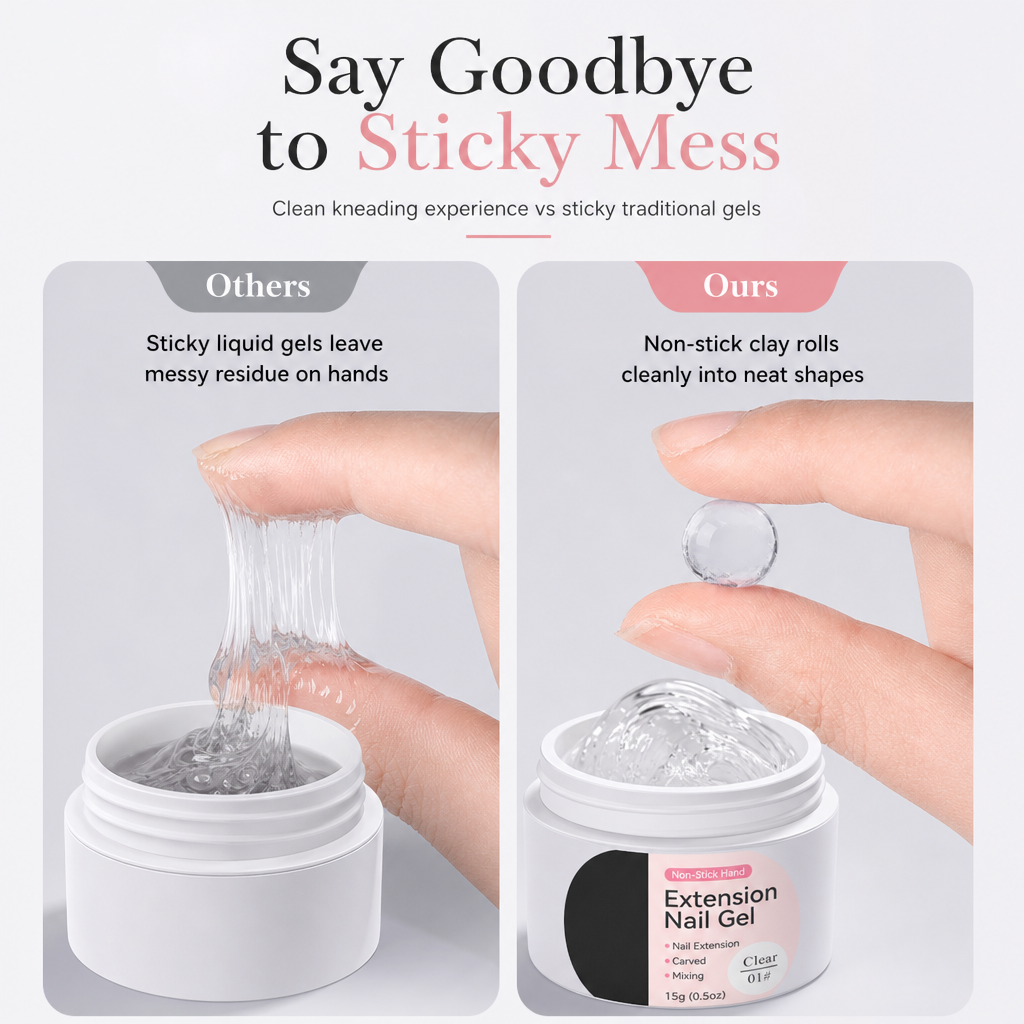Non-Sticky Solid Builder Gel for Nail Extension