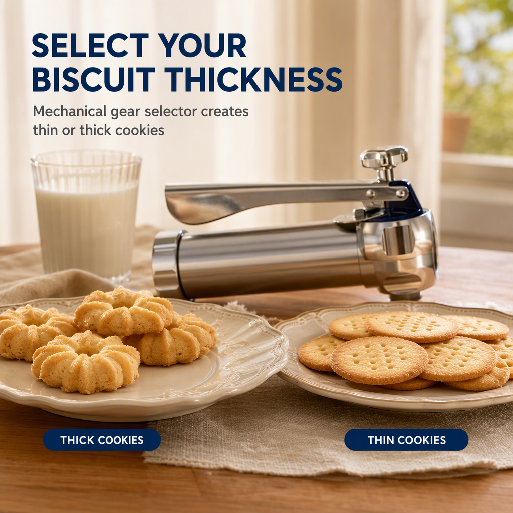Buy More Save More|DIY Cookie Press Kit with 20 Discs for Baking