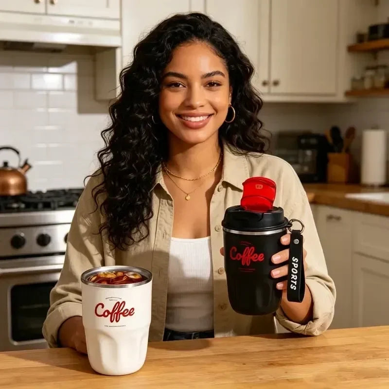 📢📢50% OFF !! ⏰Portable Smart Thermal Coffee Cup with Temperature Display