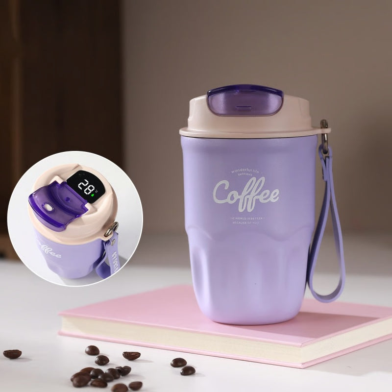 📢📢50% OFF !! ⏰Portable Smart Thermal Coffee Cup with Temperature Display