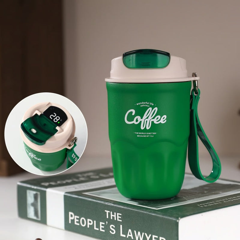 📢📢50% OFF !! ⏰Portable Smart Thermal Coffee Cup with Temperature Display