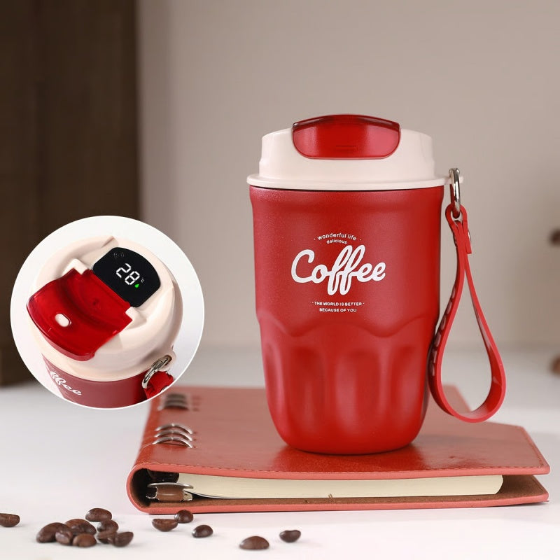 📢📢50% OFF !! ⏰Portable Smart Thermal Coffee Cup with Temperature Display