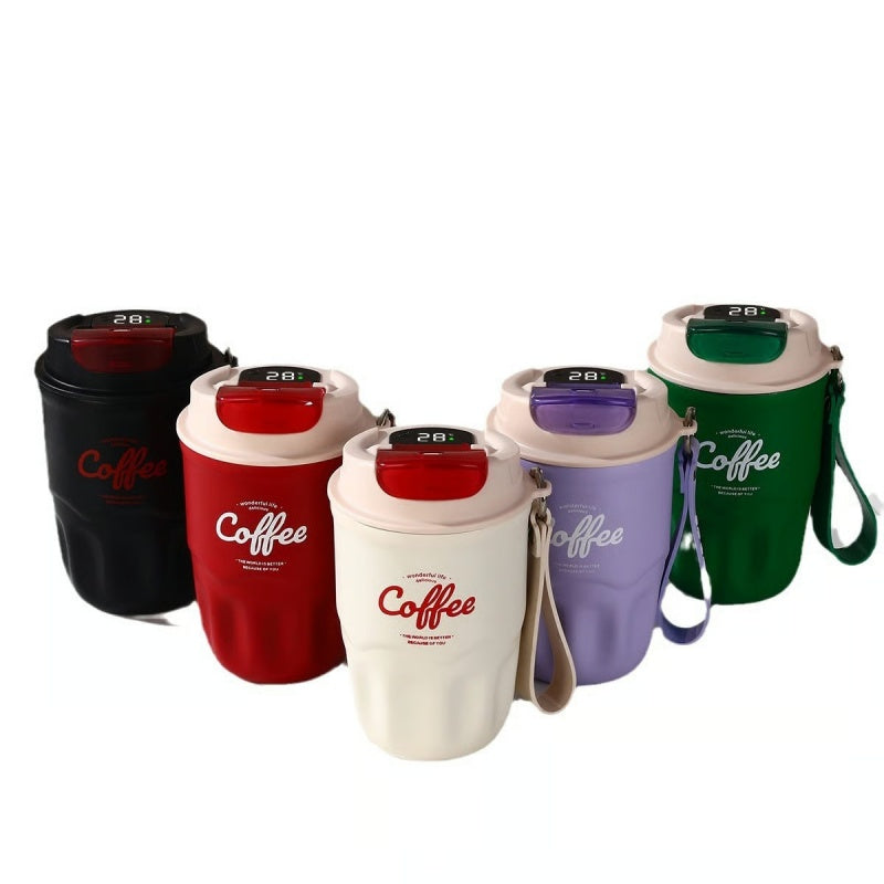 📢📢50% OFF !! ⏰Portable Smart Thermal Coffee Cup with Temperature Display