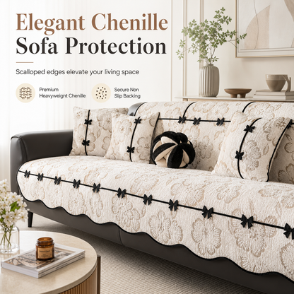 Thick Plush Non-Slip Sofa Cover