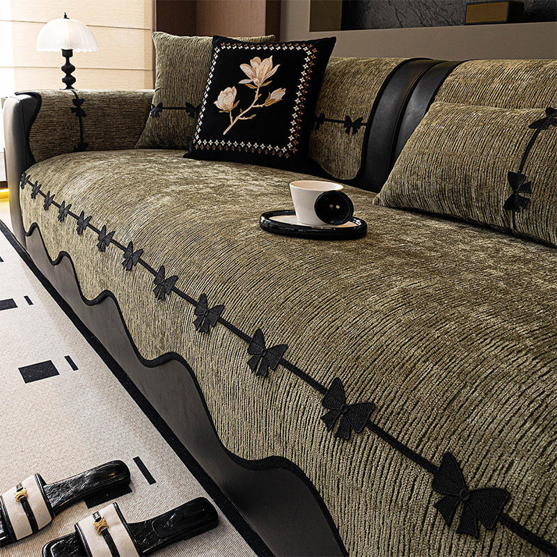 Thick Plush Non-Slip Sofa Cover