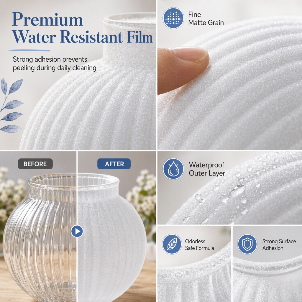 DIY Frosted Glass Paint | 30ml Decorative Finish