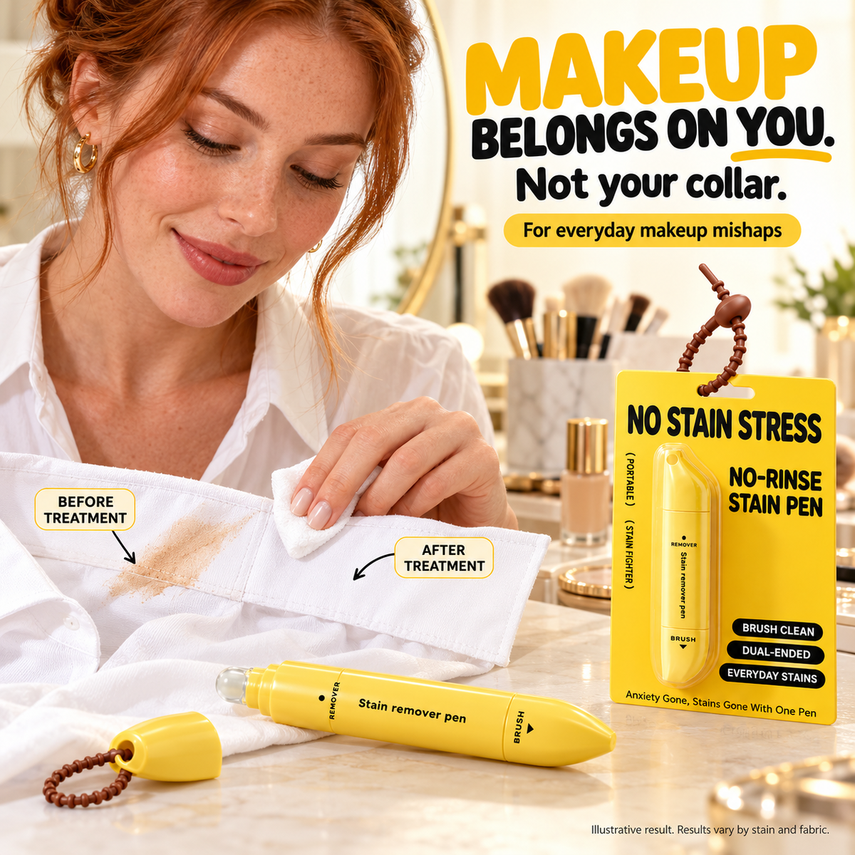 [🎁Buy More Save More] Portable Dual-Head Stain Remover Pen