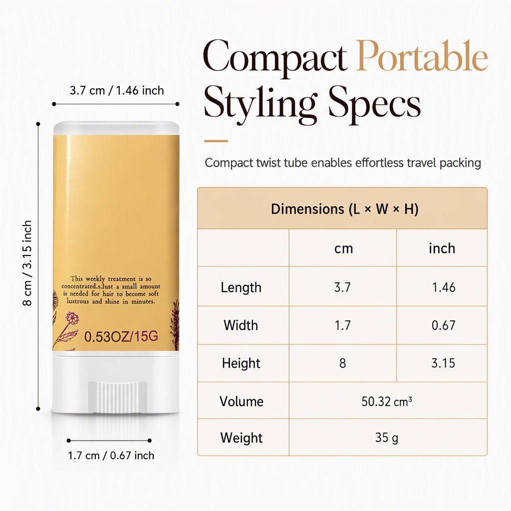 Flyaway Hair Finishing Stick for Styling, Frizz Control & Smoothing