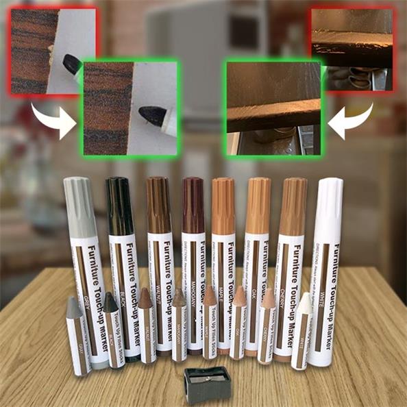 【1 set of 3】Wooden Furniture Repair Markers Kit