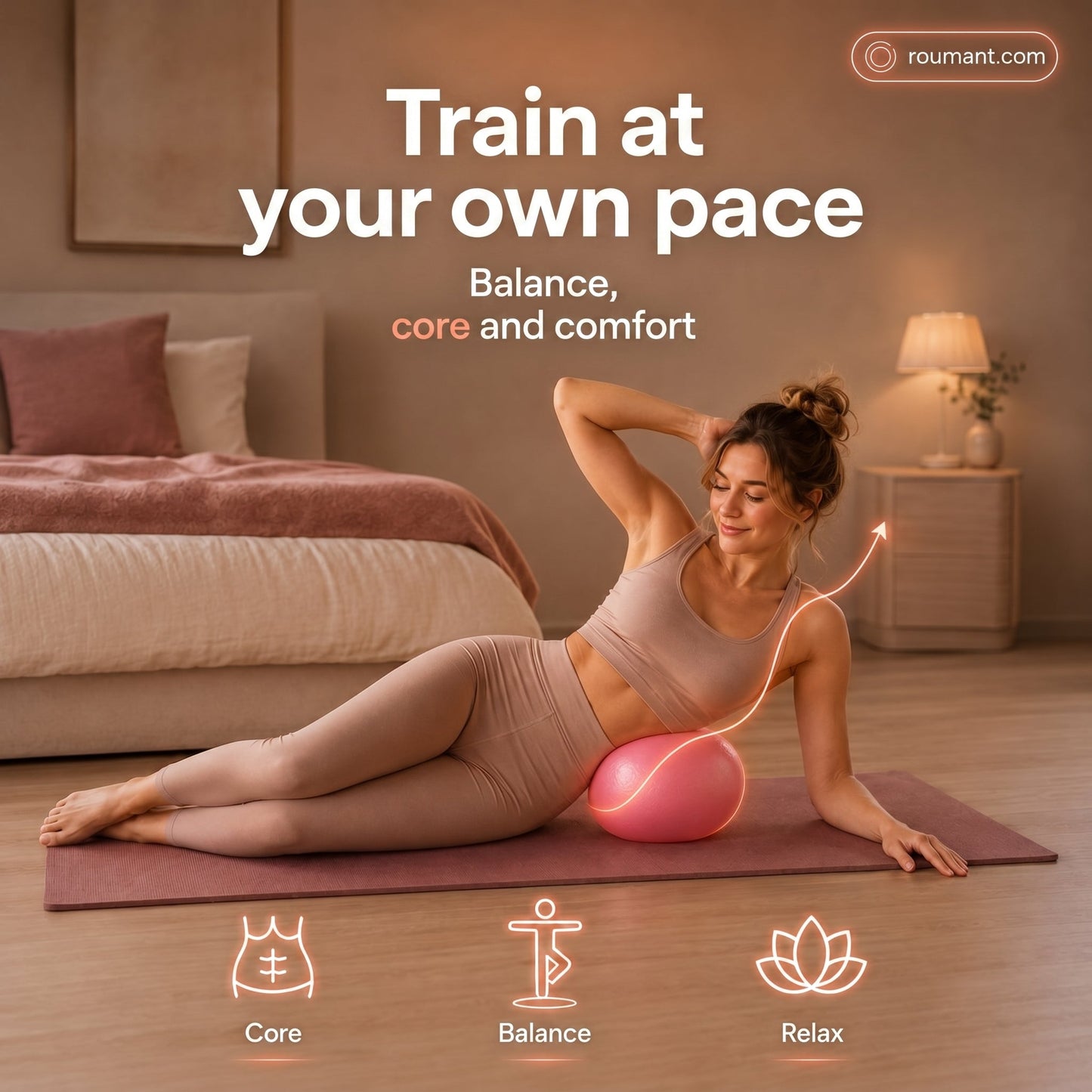 🤸⚽ 15 cm Pilates ball – Explosion-proof yoga ball with honeycomb pattern🧘