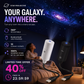 🌌🌙 USB Galaxy Moon Projector Night Light – Rotating Starry Sky, Soothing Sleep Ambience✨✅