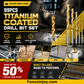 🔥High-efficiency tool favored by veteran craftsmen!Factory Outlet-100pcs Titanium Coated Drill Bit Set