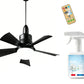 ⏳LAST DAY SALE 64% OFF🔥40W LED Ceiling Fan Light – 20.5” Ultra-Quiet with Remote 🎯 | E27 + FREE B22 Adapter 🔌 | For Bedroom 😴, Kitchen 👩‍🍳 & Garage 🛠️ – UK Ready! 🇬🇧